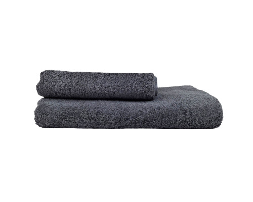 Рушник SoundSleep Inspire махровий 500грм 70х140 см темно-сірий (2800004645416)