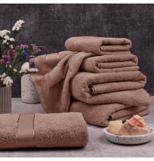 Рушник махровий SoundSleep Rossa 40х70 400 г темно-бежевий (2800004734042)