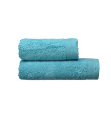 Рушник махровий SoundSleep Elation Aguarelle бирюзове 50х100 см