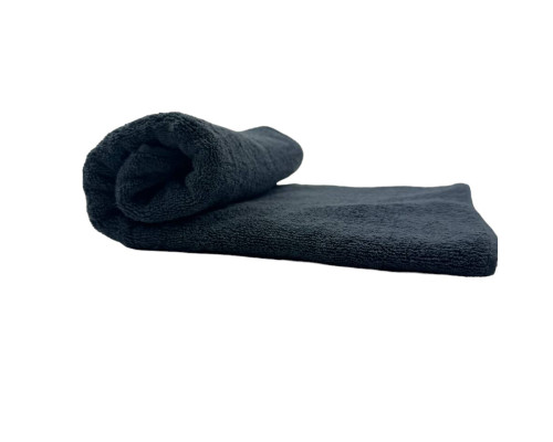 Рушник махровий з петелькою SoundSleep Delicat темно-сірий 500г/м2 50х90 см