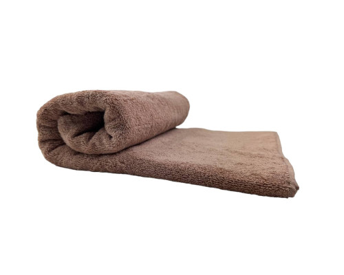 Рушник махровий з петелькою SoundSleep Delicat бежевий 500г/м2 70х140 см