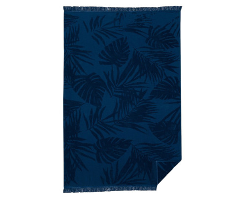 Рушник пляжний жакардовий SoundSleep Hawaii dark blue 100х150 см