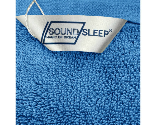 Набір махрових рушників SoundSleep Delicat 3 шт з петелькою 500г темно-блакитний (2800005052282)