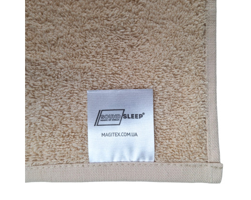 Рушник SoundSleep Inspire махровий 50х90 см 500грм бежевий (2800004645355)