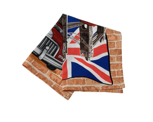 Рушник вафельний кухонний British style ТМ Emily 45х60 см
