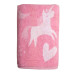 Рушник SoundSleep Unicorn махровий 70х130 см 450г рожевий (2800004961714)