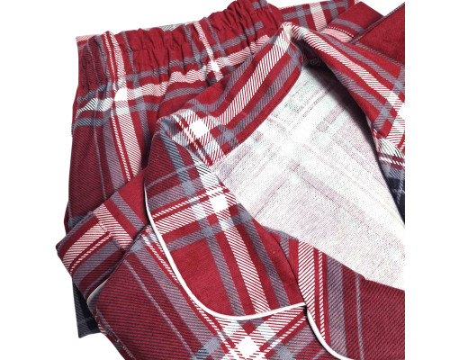 Чоловіча піжама фланелева SoundSleep Flanel Cоzy Red SoundSleep фланель клітинка червона XXL-XXXL (2800005001914)