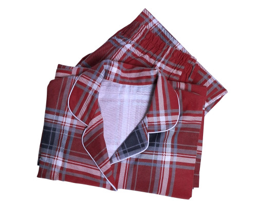 Чоловіча піжама фланелева SoundSleep Flanel Cоzy Red SoundSleep фланель клітинка червона XXL-XXXL (2800005001914)